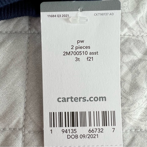 NWT Carter’s matching suit for toddlers - Picture 8 of 8